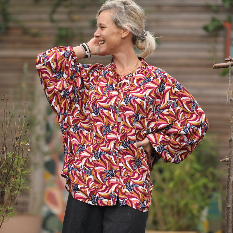 Blouse Miléna - viscose tropical