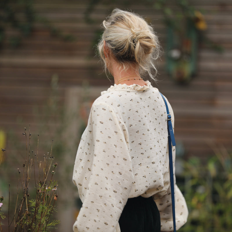 Blouse Miléna - double gaze de coton ivoire Sylvestre