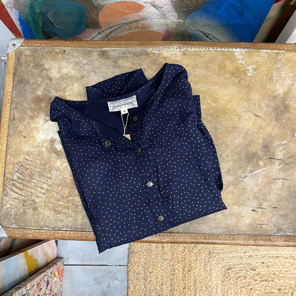 IMPARFAIT #19 - Prototype blouse Albane viscose pois dorés