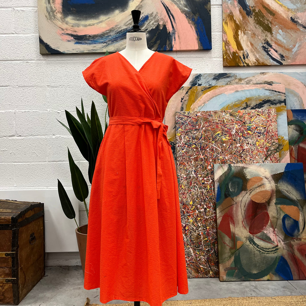 IMPARFAIT #34- Prototype robe Athéna orange