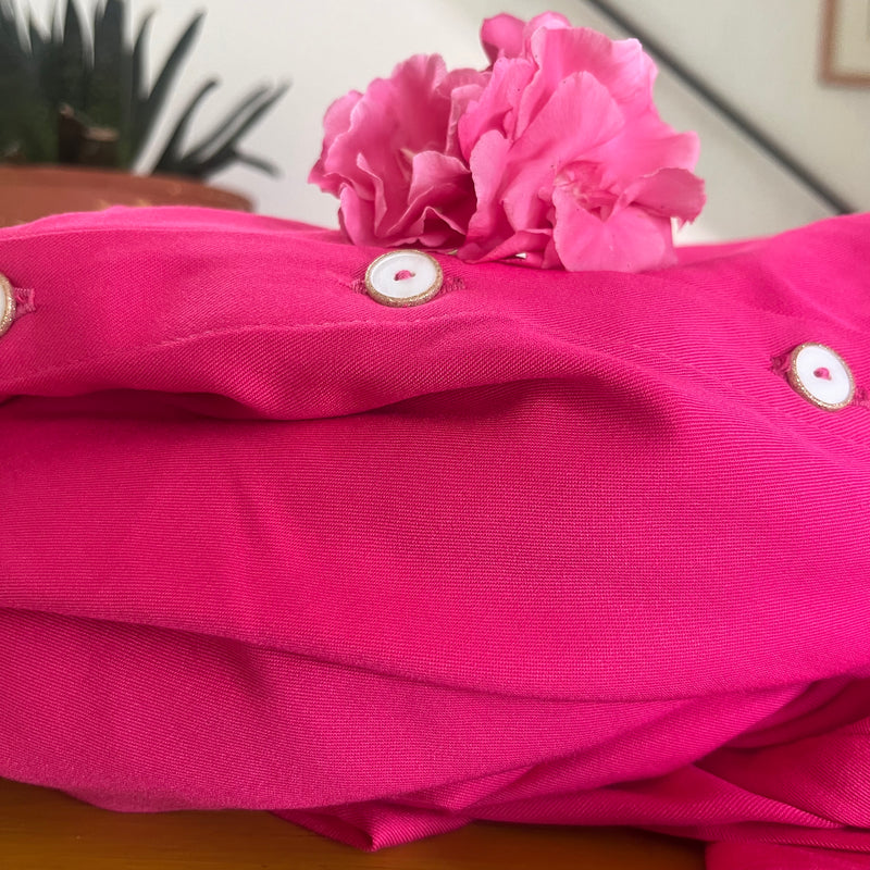 Robe Xiou viscose rose fushia