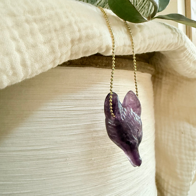 Collier Liberté violette