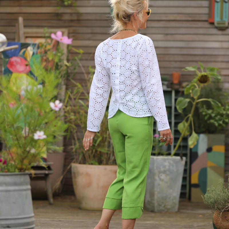 Pantalon Baptiste - modal citron vert - Quintessence