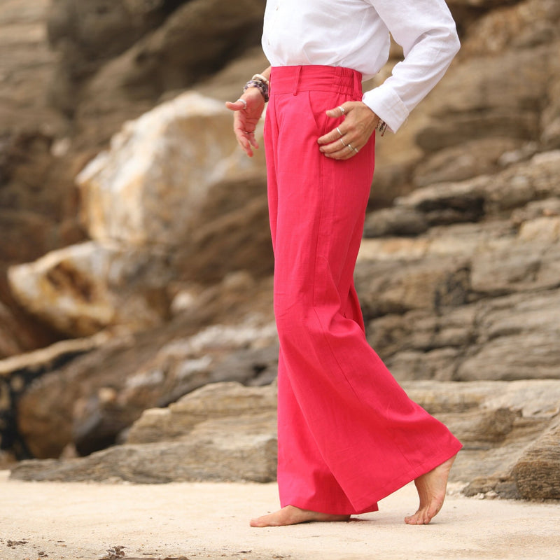 Pantalon Tom - lin fushia - Quintessence