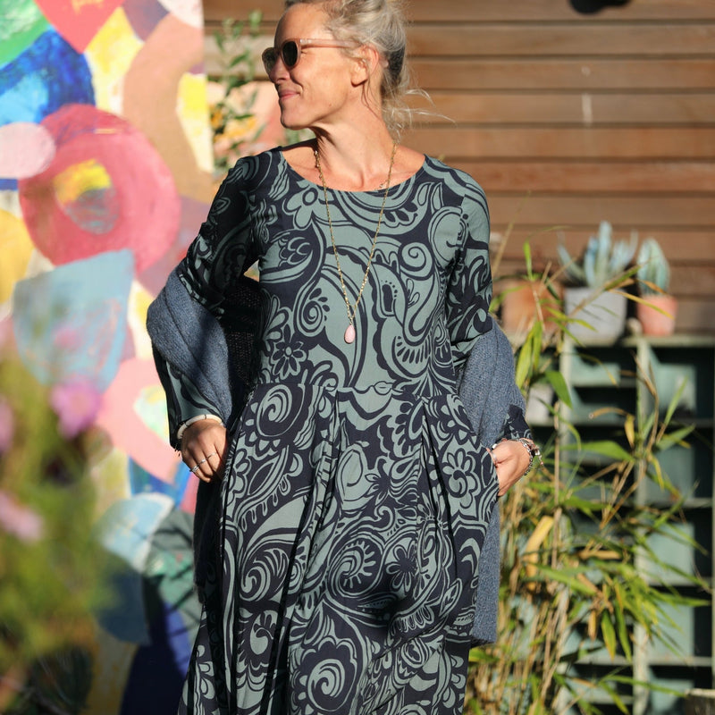 Robe Louisa - viscose floral - Quintessence