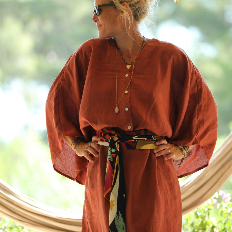 Robe Xiou lin terracotta - Quintessence