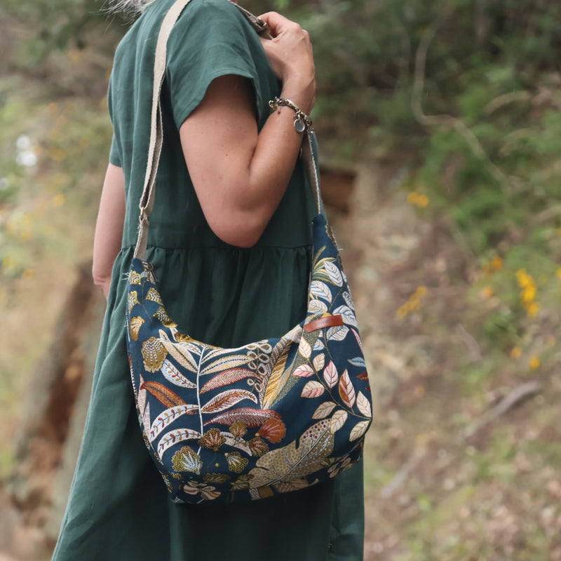 Sac Maud en jacquard passiflore - Quintessence